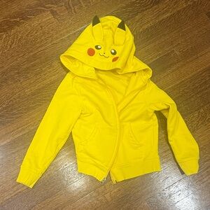 Hanna Anderson Sz 5 Yellow Pikachu Hoodie